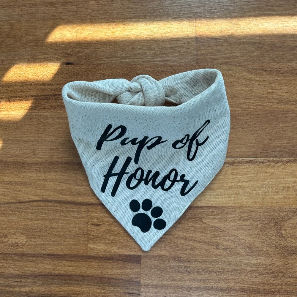 Pup of Honor Bandana